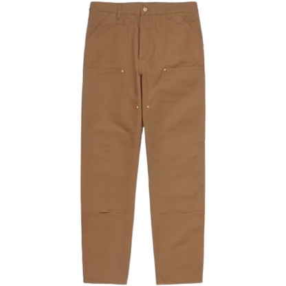 Pantaloni Uomo Carhartt Wip - Double Knee Pant Organic Cotton Dearborn Canvas - Marrone
