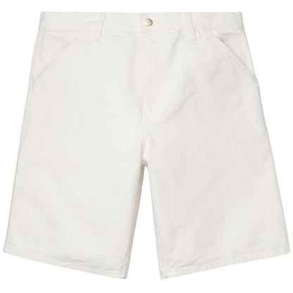 Bermuda Unisex Carhartt Wip - Single Knee Short - Bianco