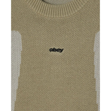 Maglioni Uomo Obey - Obey Brann Sweater - Grigio