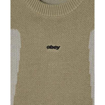 Maglioni Uomo Obey - Obey Brann Sweater - Grigio
