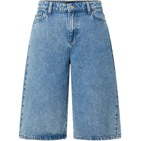Pantaloncini Donna Pieces - Pcsky Mw Denim Jorts Noos Bc - Blu