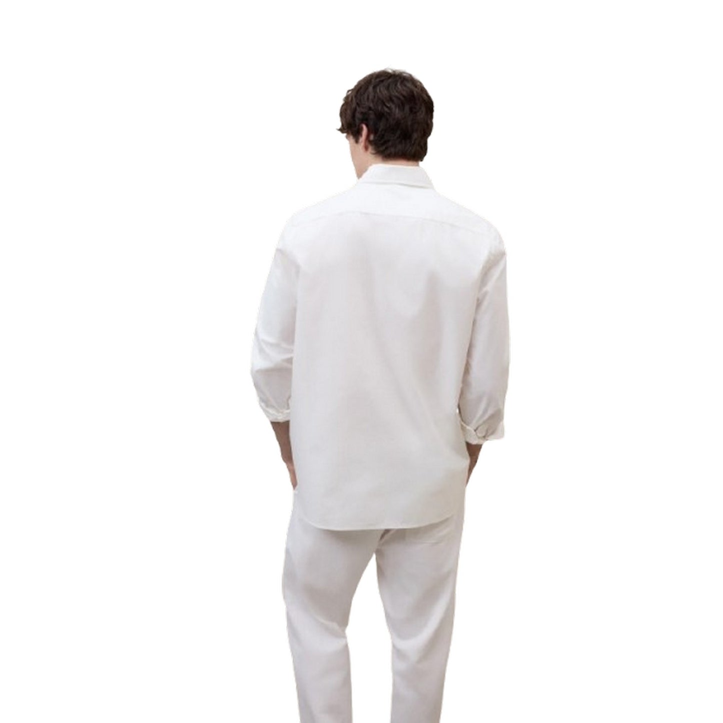 Camicie casual Uomo Ecoalf - Alfredo Linen Stripes Shirt Man - Bianco
