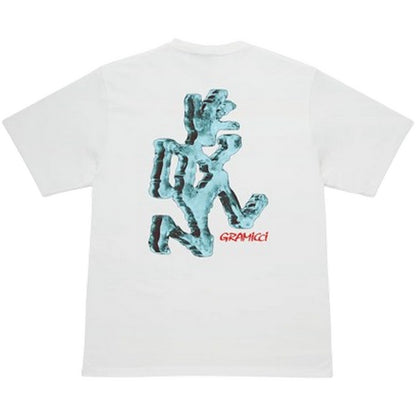 T-shirt Uomo Gramicci - Ice Sculpture Tee - Bianco
