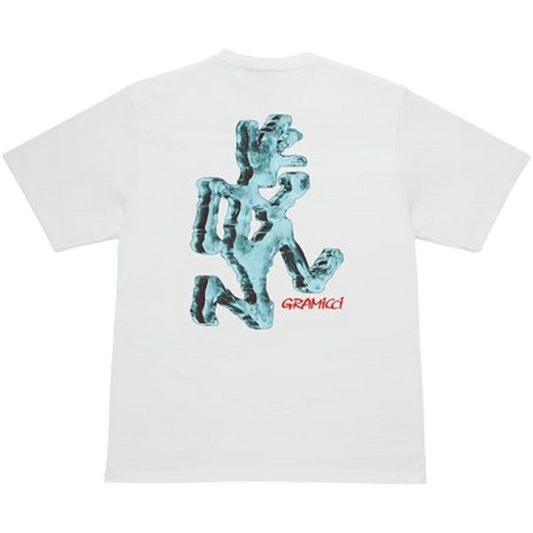 T-shirt Uomo Gramicci - Ice Sculpture Tee - Bianco