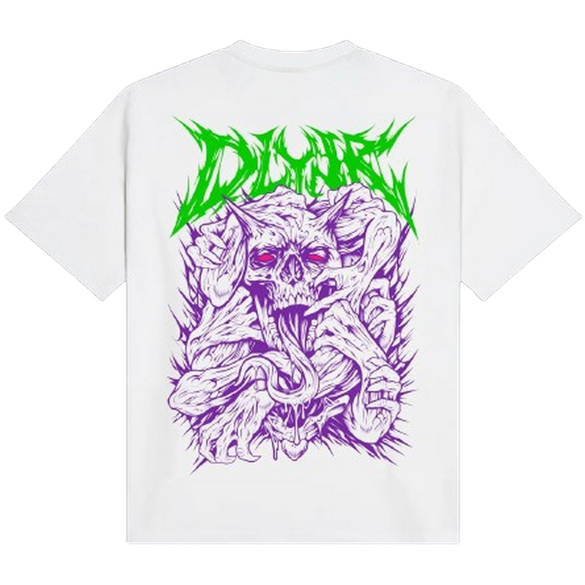 T-shirt Uomo Dolly Noire - Demon's Grasp Tee - Bianco