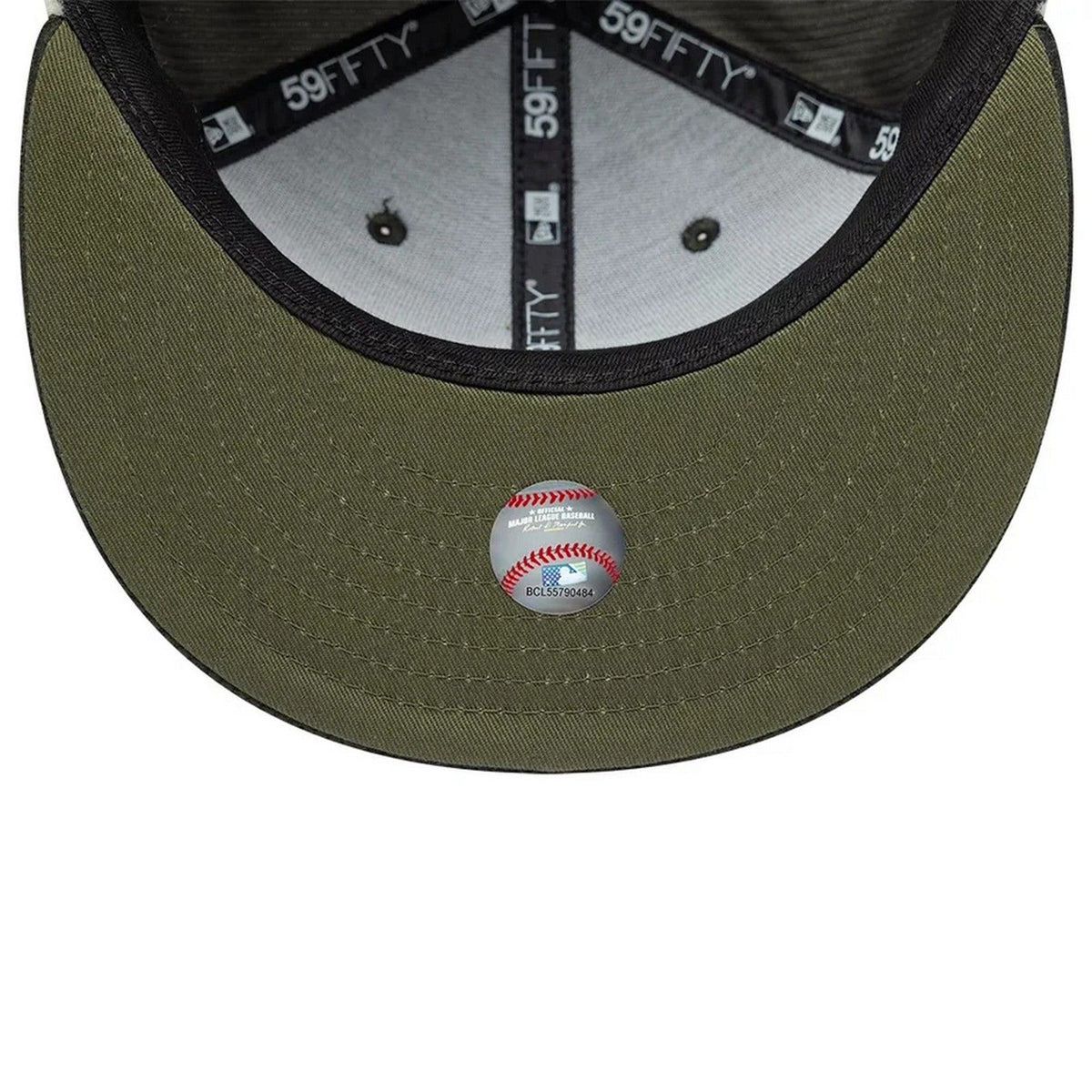 Cappellini da baseball Unisex New Era - Cord 59Fifty Down Flap - Verde