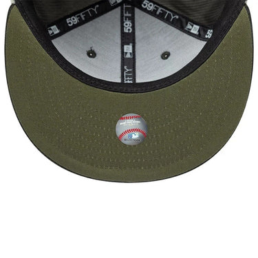 Cappellini da baseball Unisex New Era - Cord 59Fifty Down Flap - Verde