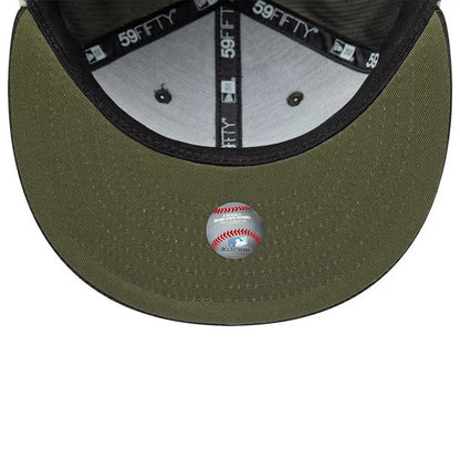 Cappellini da baseball Unisex New Era - Cord 59Fifty Down Flap - Verde