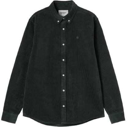 Camicie casual Uomo Carhartt Wip - L/S Madison Cord Shirt - Verde