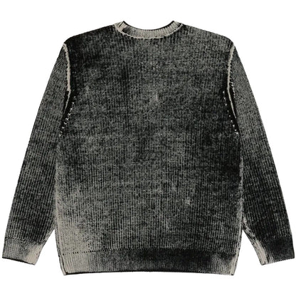 Maglioni Uomo Obey - Obey Spray Effect Sweater - Nero