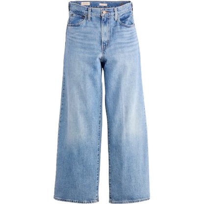 Jeans Donna Levi's - Cinch Wide Leg - Celeste
