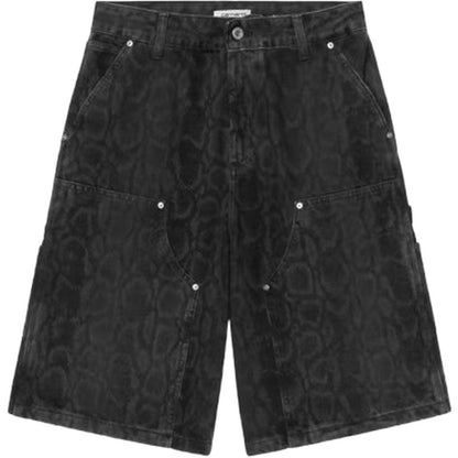 Bermuda Donna Carhartt Wip - W' Snake Nixon Double Knee Short - Camouflage