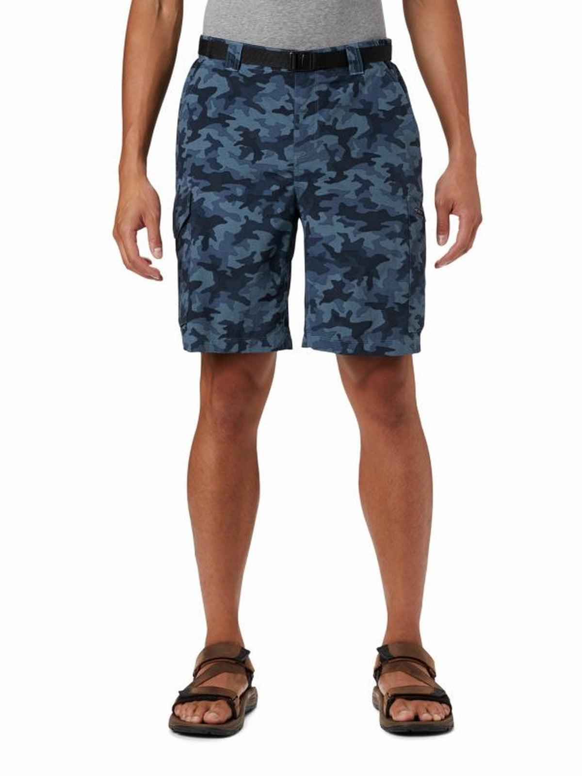 Bermuda Uomo Columbia - Silver Ridge™ Printed Cargo Short - Blu