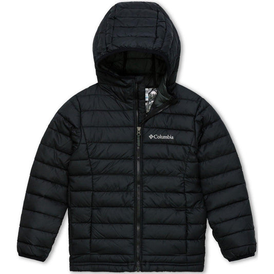 Giacche Ragazzo Columbia - Powder Lite™ Boys Hooded Jacket - Nero