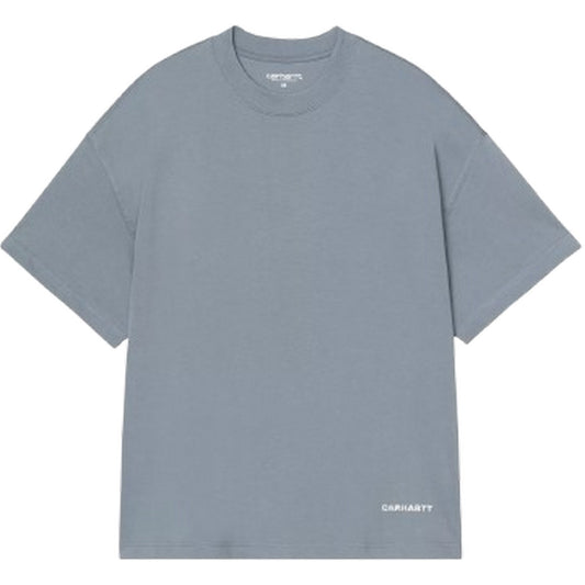 T-shirt Uomo Carhartt Wip - S/S Link Script T-Shirt - Blu