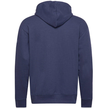 New Balance Herren-Kapuzenpullover – New Balance Stacked Logo French Terry Full Zip Hoo – Blau