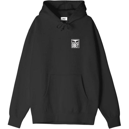 Felpe con cappuccio Uomo Obey - Obey Eyes Icon Hood Premium Fleece - Nero