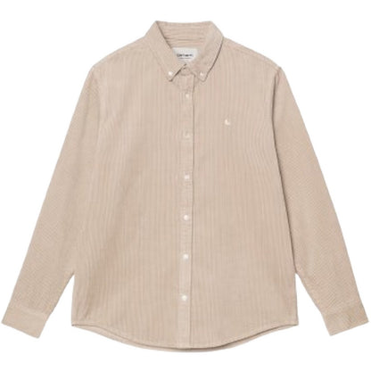 Camicie casual Uomo Carhartt Wip - L/S Madison Cord Shirt - Bianco
