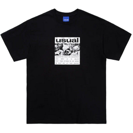 T-shirt Uomo Usual - Skulls T-Shirts - Nero