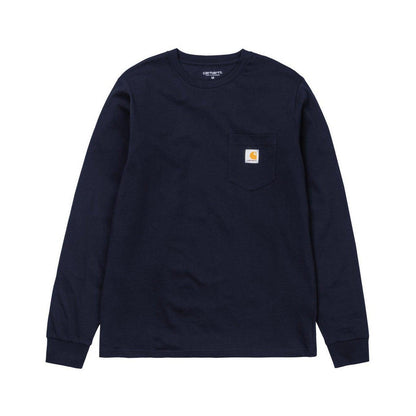 Maglie a manica lunga Uomo Carhartt Wip - L/S Pocket T-Shirt - Blu