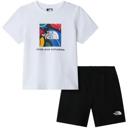 Set di capi coordinati Bambini Unisex The North Face - Kid Box Nse Play Reg Short Set - Bianco