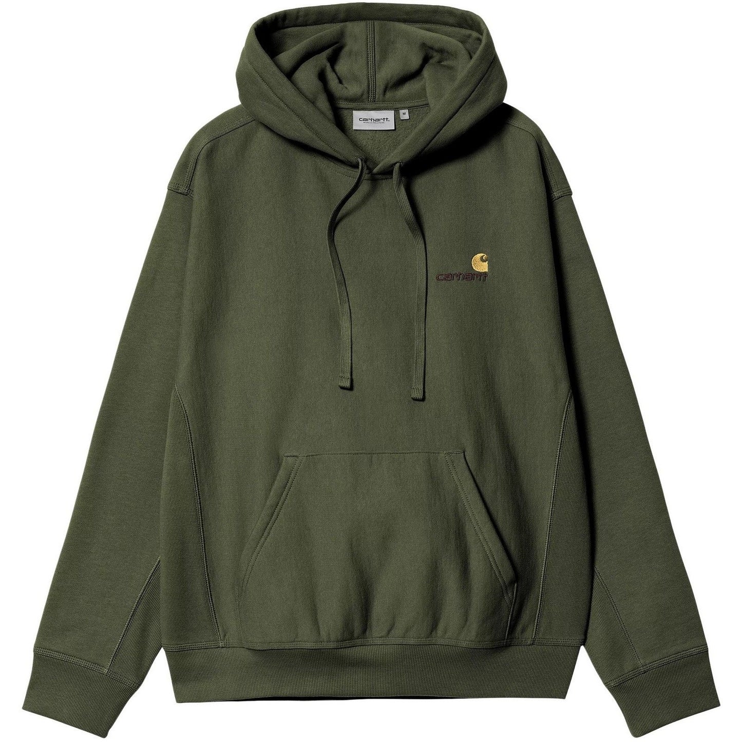 Felpe con cappuccio Uomo Carhartt Wip - Hooded American Script Sweat - Verde