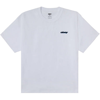 T-shirt Uomo Obey - Obey Lips Tee - Bianco