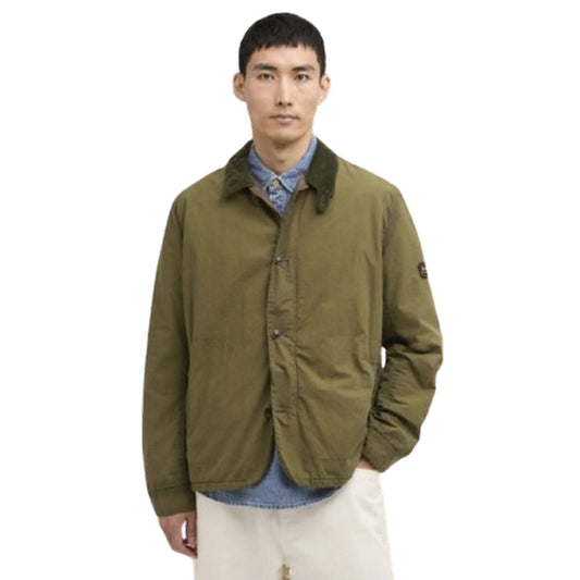 Giacche Uomo Barbour International - Troon Washed Wax Jacket - Verde