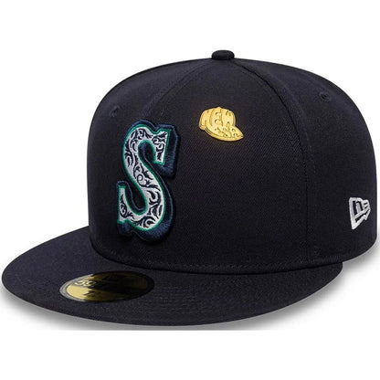 Cappellini da baseball Unisex New Era - Coops Seasonal 59Fifty Seamar - Blu