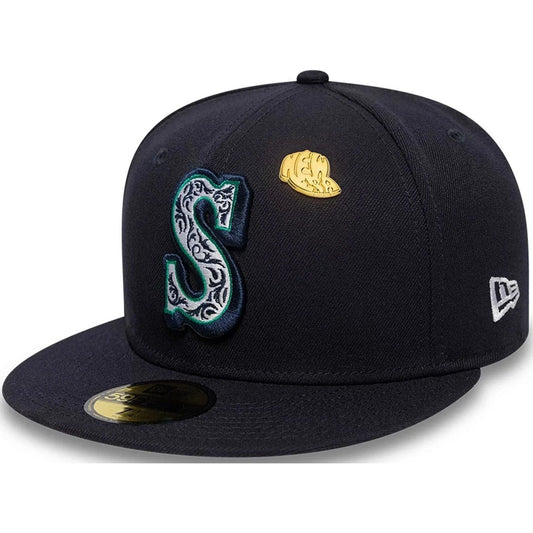 Cappellini da baseball Unisex New Era - Coops Seasonal 59Fifty Seamar - Blu