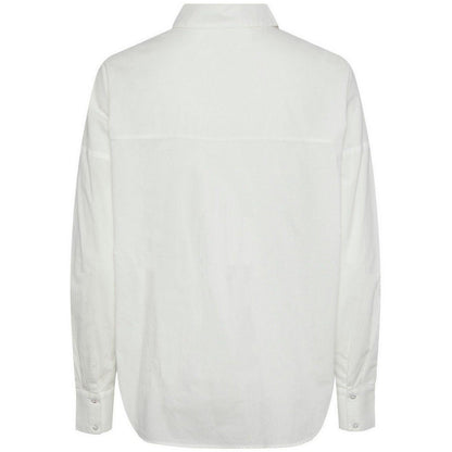 Camicie Donna Pieces - Pctanne Ls Loose Shirt Noos Bc - Bianco