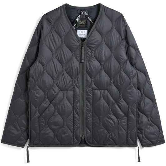 Piumini Unisex Taion - Military V Neck W-Zip Down Jkt - Grigio