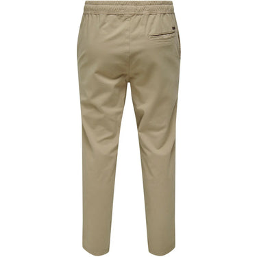 Only & Sons Pantalon pour hommes - Onslinus Taper 0183 Pant Noos - Beige