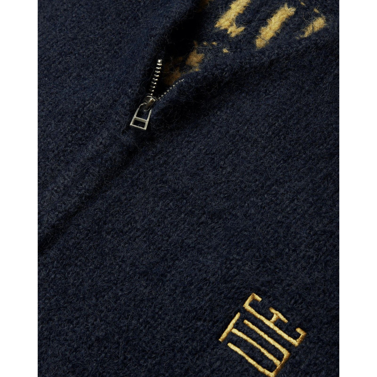 Cardigan Uomo Woodbird - WBKoon Zip Tiger Cardigan - Blu