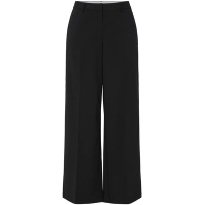Pantaloni Donna Pieces - Pcrosa Hw Wide Pant Noos Bc - Nero