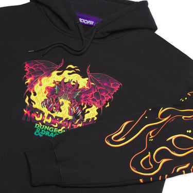 Sudaderas con capucha Octopus para hombre - Dungeons & Dragons Sudadera con capucha Octopus Red Dragon - Negro