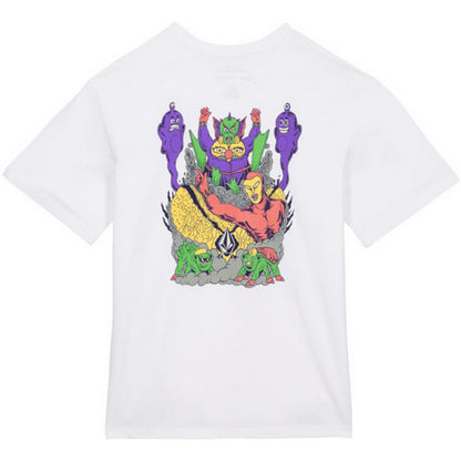 T-shirt Ragazzo Volcom - Fa Ben Sanaire Tee 2 - Bianco