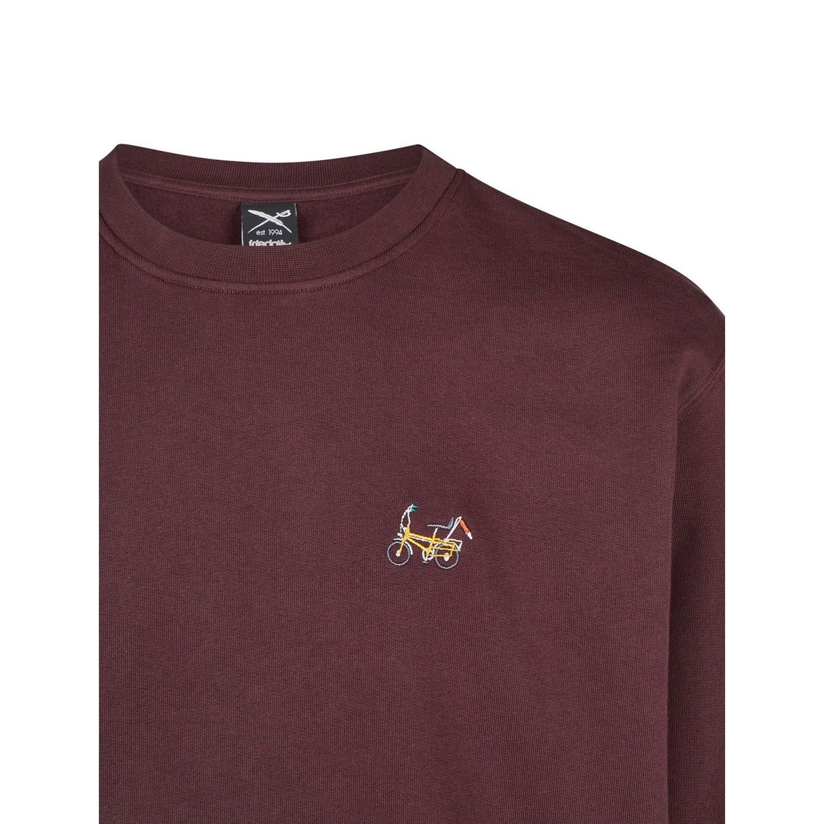 Felpe senza cappuccio Uomo Iriedaily - Bonacycle Crewneck - Viola
