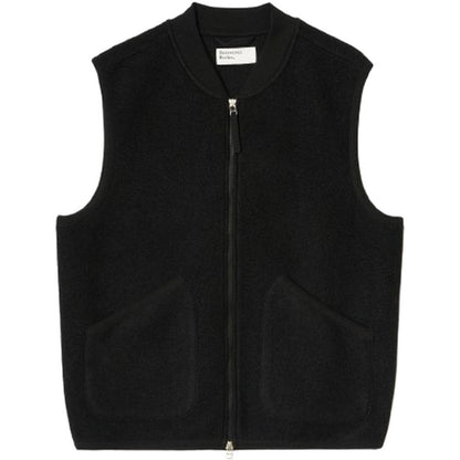 Gilet Uomo Universal Works - Zip Waistcoat - Nero