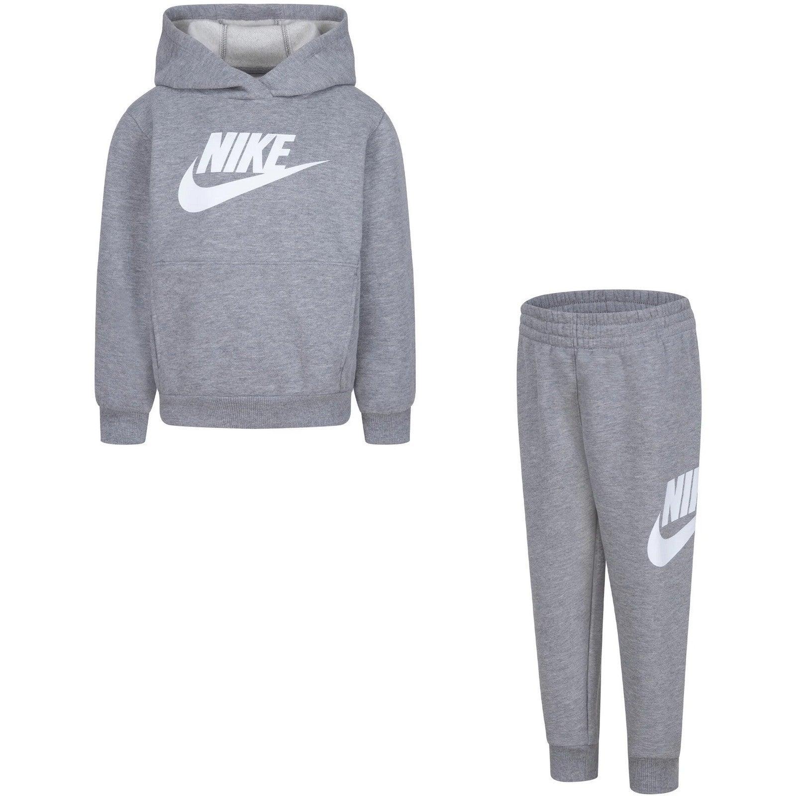 Tute a manica lunga Bambino Nike Club Fleece Set Grigio MrJam Store