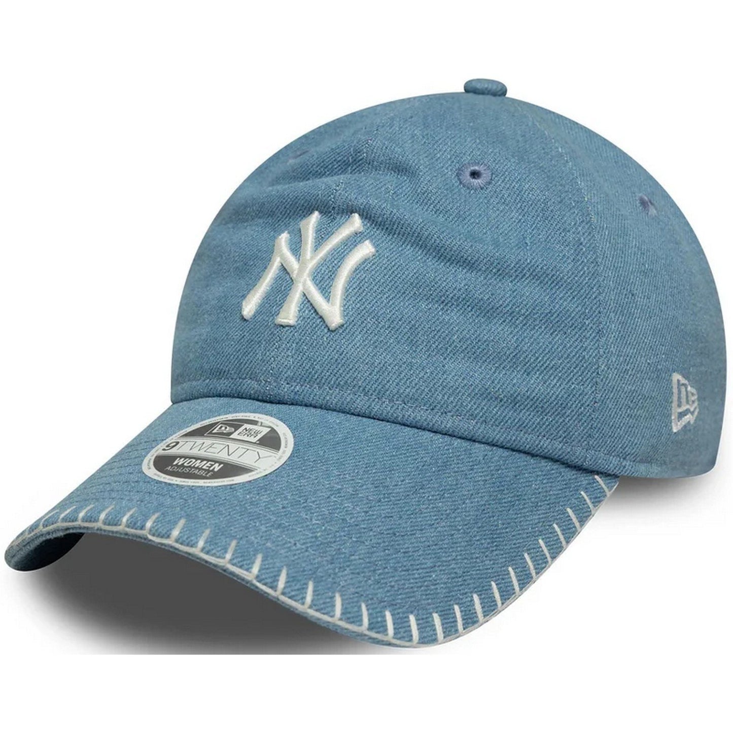 Cappellini da baseball Donna New Era - Wmns Denim Stitch 9Twenty - Celeste