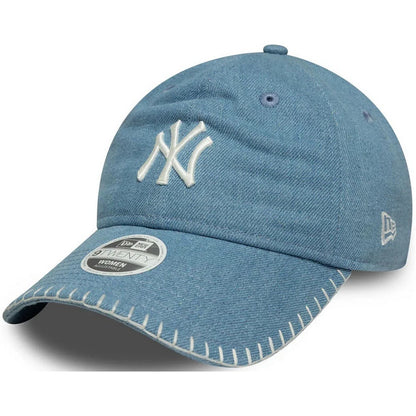 Cappellini da baseball Donna New Era - Wmns Denim Stitch 9Twenty - Celeste
