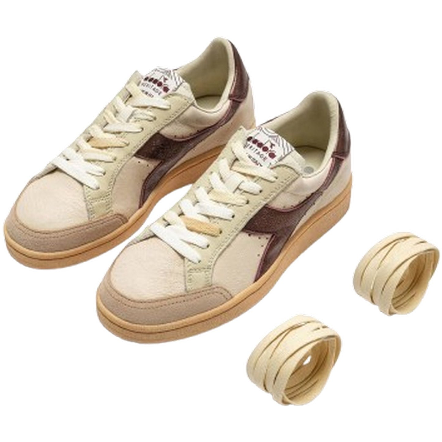 Sneaker Unisex Diadora - Prestige Aged Italia - Bordeaux