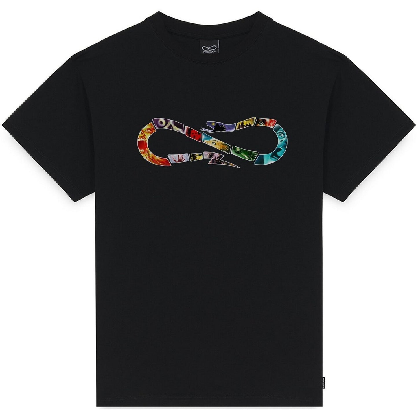 T-shirt Uomo Propaganda - T-Shirt M/M Logo Vhs - Nero