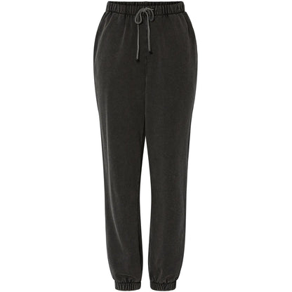 Pantaloni Donna Pieces - Pcchilli Hw Washed Sweat Pants Noos Bc - Nero