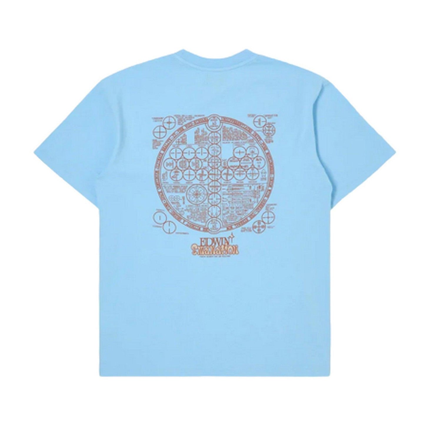 T-shirt Uomo Edwin - Emanation Ts - Blu