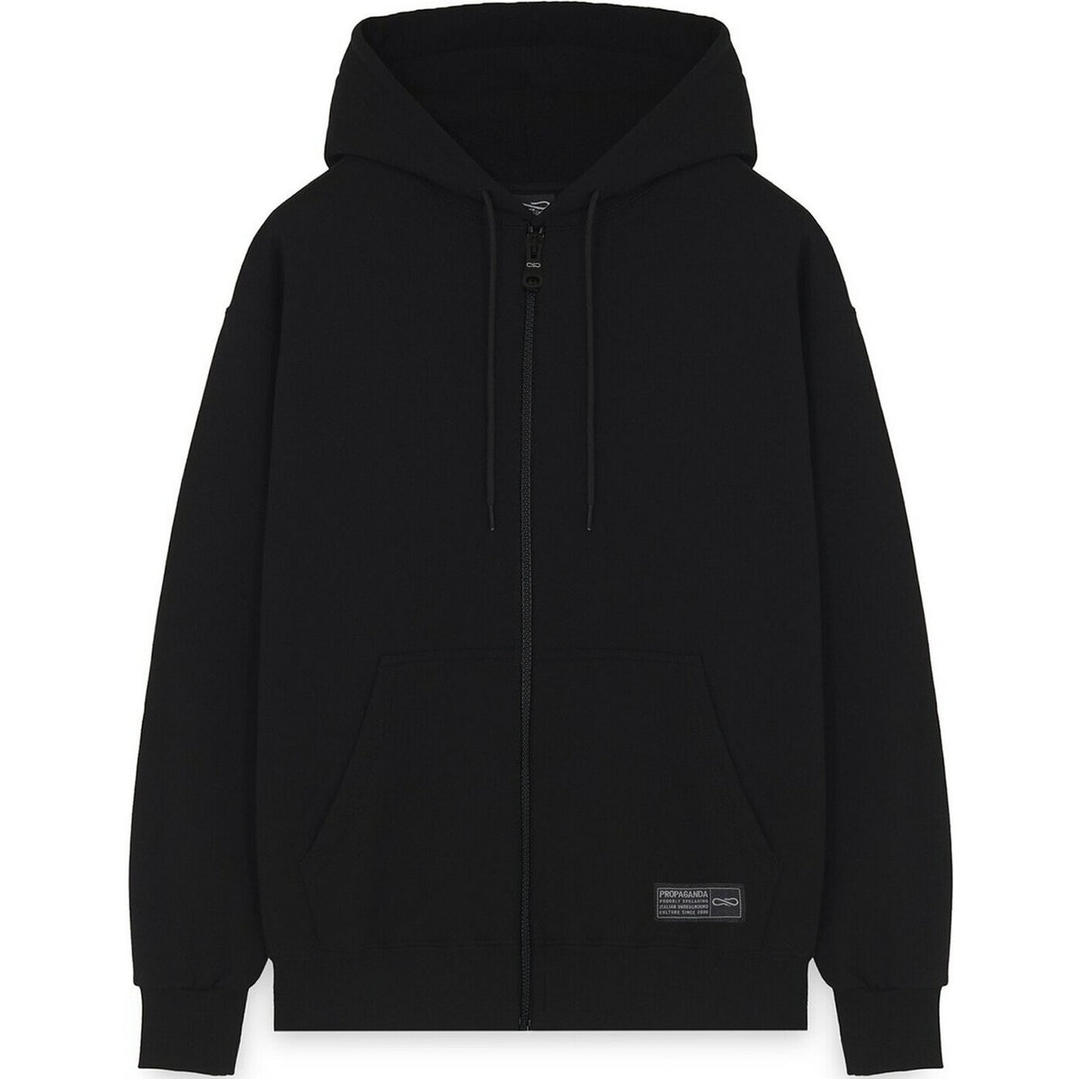 Felpe con cappuccio Uomo Propaganda - Zip Hoodie Label Camo - Nero