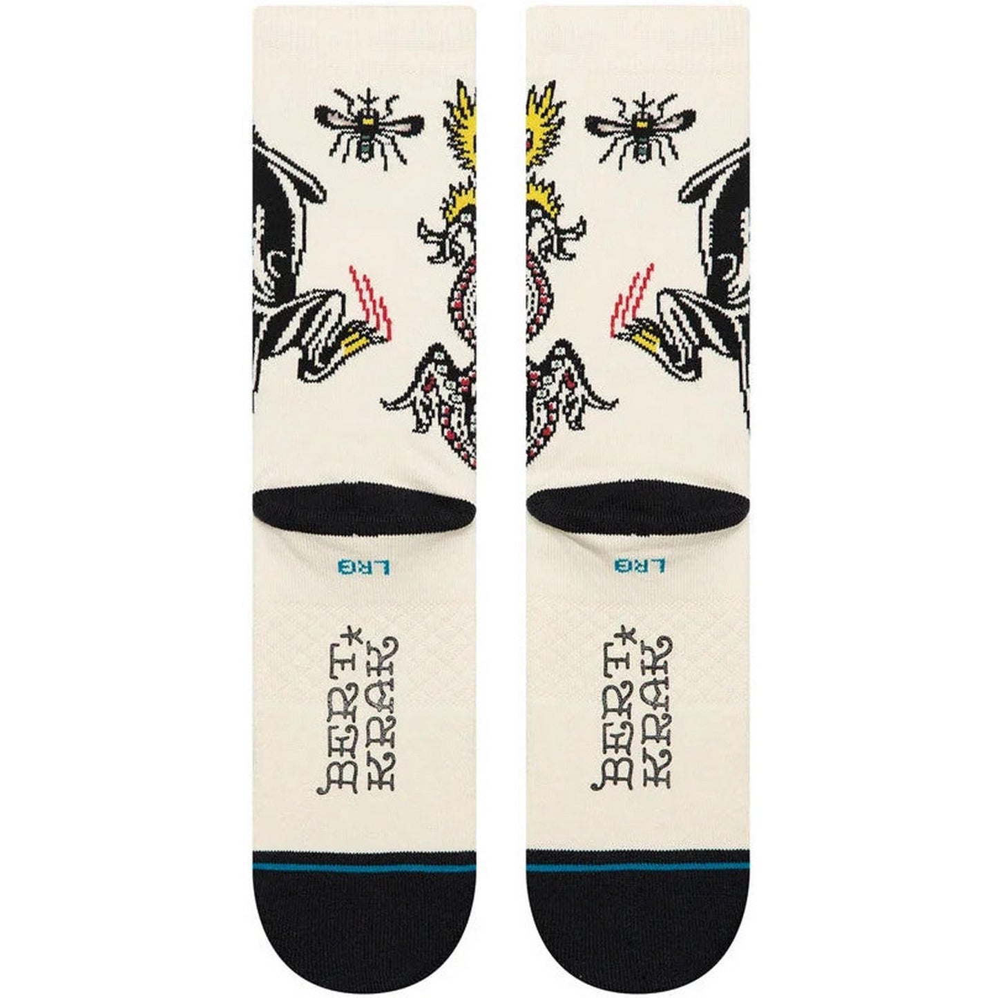 Calze Unisex Stance - Battle Crew - Bianco