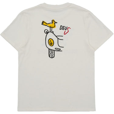 Camiseta de hombre Deus Ex Machina - Camiseta Spectre Rare Birds - Blanco