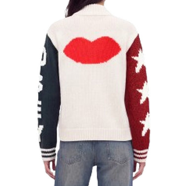 Felpe senza cappuccio Donna Obey - Obey Etta Cowichan Sweater - Bianco